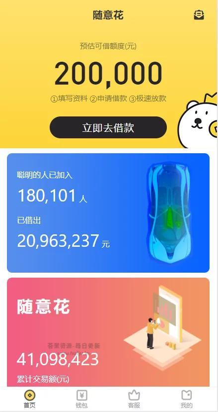 2021小贷平台完整源码_完美运营版_随意花 2021小贷平台完整源码_完美运营版_随意花