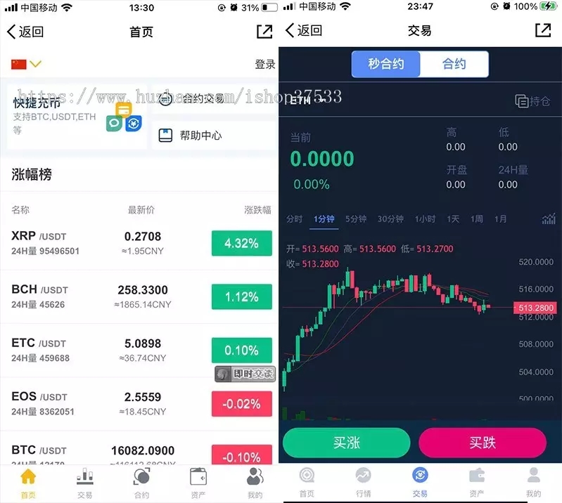 【修复版8.30】某站6000元的交易所合约/虚拟币区块链 完整无缺整站打包,行情正常 【修复版8.30】某站6000元的交易所合约/虚拟币区块链 完整无缺整站打包,行情正常
