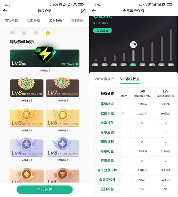 QQ音乐LV9会员正式上线_108000成长值即可解锁 QQ音乐LV9会员正式上线_108000成长值即可解锁