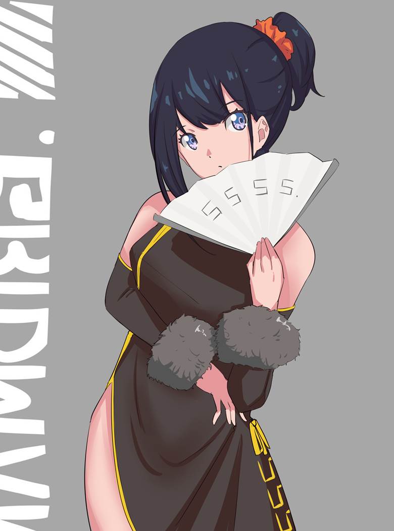 身材超棒的旗袍少女插画图片,看腿就行了