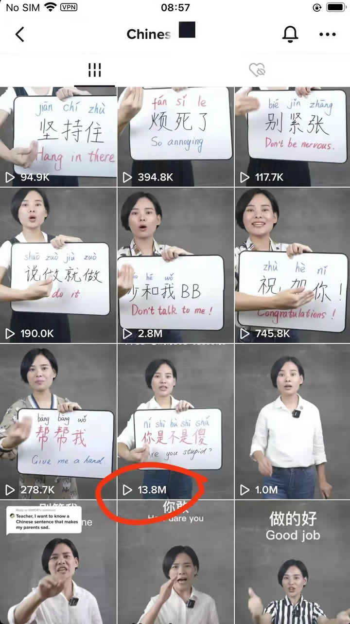 蓝海项目:在Tiktok上教老外学中文 知识付费 TikTok 微新闻 第2张  蓝海项目:在Tiktok上教老外学中文 知识付费 TikTok 微新闻 第2张